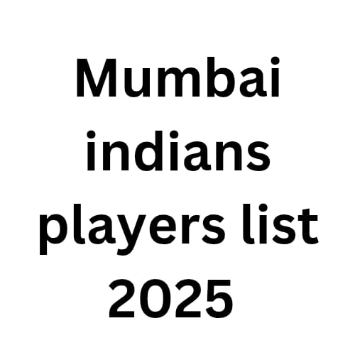 Mumbai Indians squad 2025