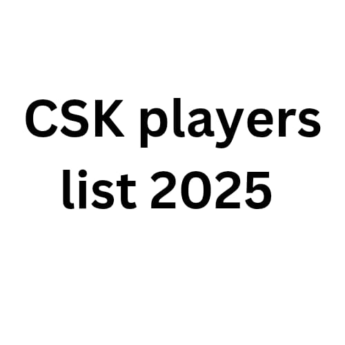 Csk players list 2025