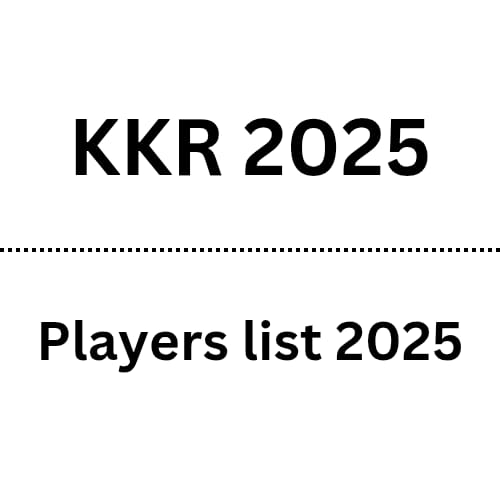 KKR Players List 2025